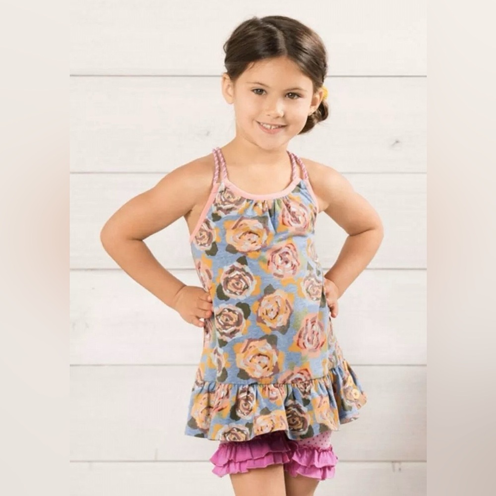 Matilda Jane Twister Tank Floral Boho Girls‎ size 10